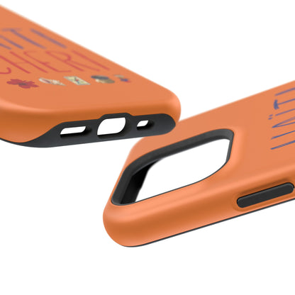 Haiti Chéri Magnetic Phone Case — Impact-Resistant Orange iPhone Cover