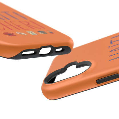 Haiti Chéri Magnetic Phone Case — Impact-Resistant Orange iPhone Cover