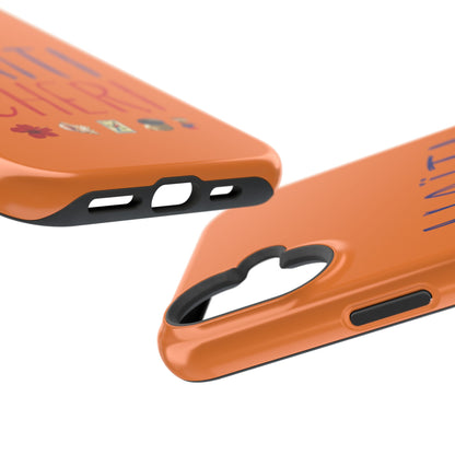 Haiti Chéri Magnetic Phone Case — Impact-Resistant Orange iPhone Cover