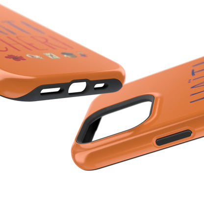 Haiti Chéri Magnetic Phone Case — Impact-Resistant Orange iPhone Cover