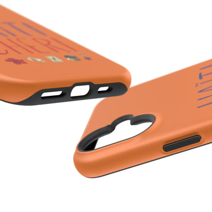 Haiti Chéri Magnetic Phone Case — Impact-Resistant Orange iPhone Cover