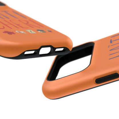 Haiti Chéri Magnetic Phone Case — Impact-Resistant Orange iPhone Cover