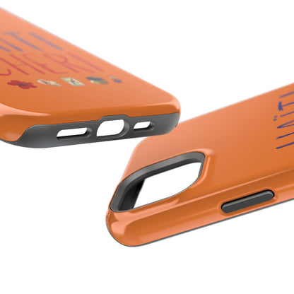 Haiti Chéri Magnetic Phone Case — Impact-Resistant Orange iPhone Cover