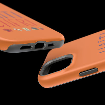 Haiti Chéri Magnetic Phone Case — Impact-Resistant Orange iPhone Cover