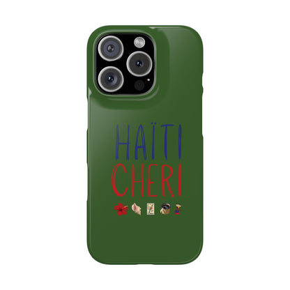 Haiti Cheri Phone Case | Dark Green